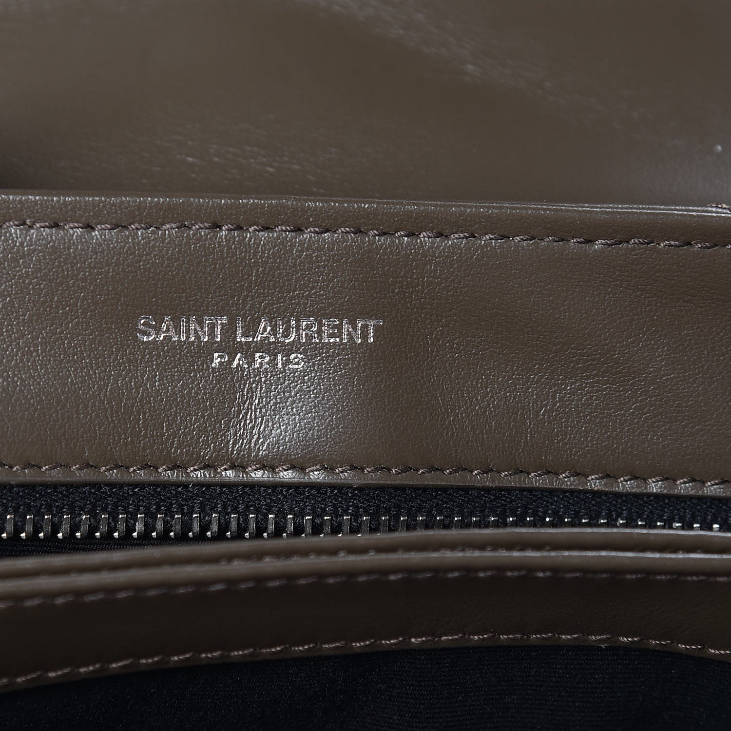 Saint Laurent Calfskin Y Quilted Monogram Toy Loulou Crossbody Bag Faggio 6 of 10