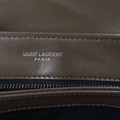 Saint Laurent Calfskin Y Quilted Monogram Toy Loulou Crossbody Bag Faggio 6 of 10