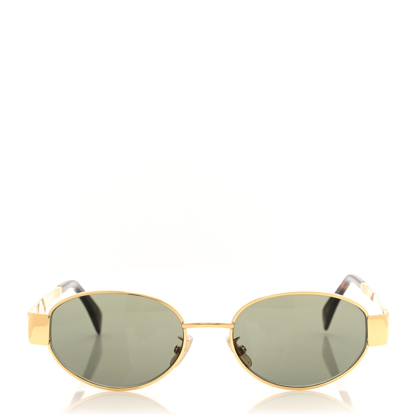 Metal Triomphe 01 Sunglasses CL40235U Gold Green