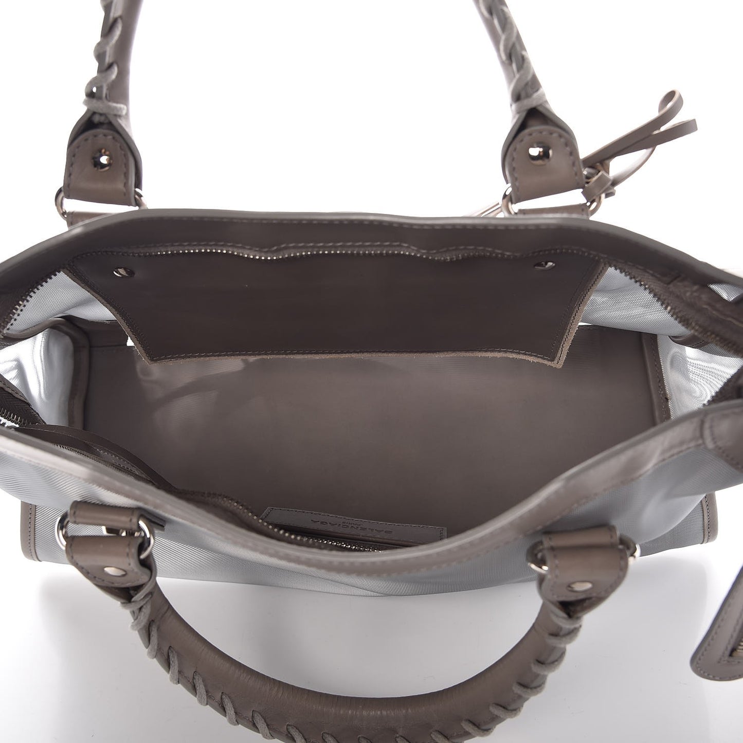 Technical Mesh Vegetable Calfskin Classic Silver Hardware City Gris Ardoise Gris Pyrite