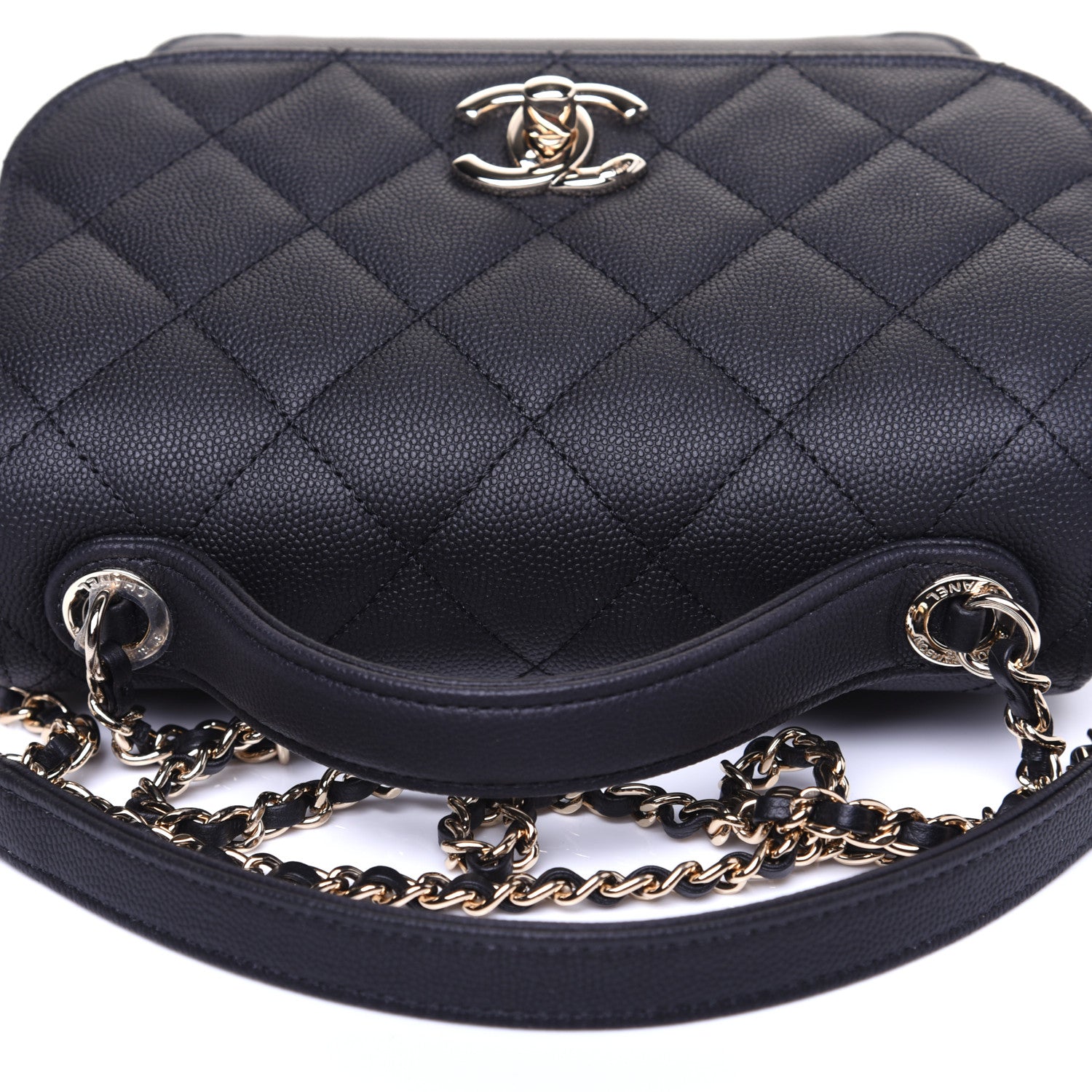Chanel Caviar Quilted Mini Business Affinity Flap Black 14 of 14