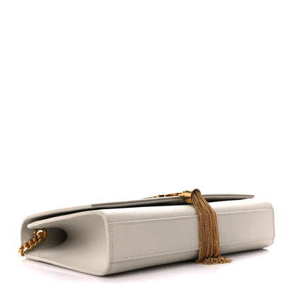 Saint Laurent Grain De Poudre Medium Classic Monogram Kate Satchel Blanc Vintage 4 of 11