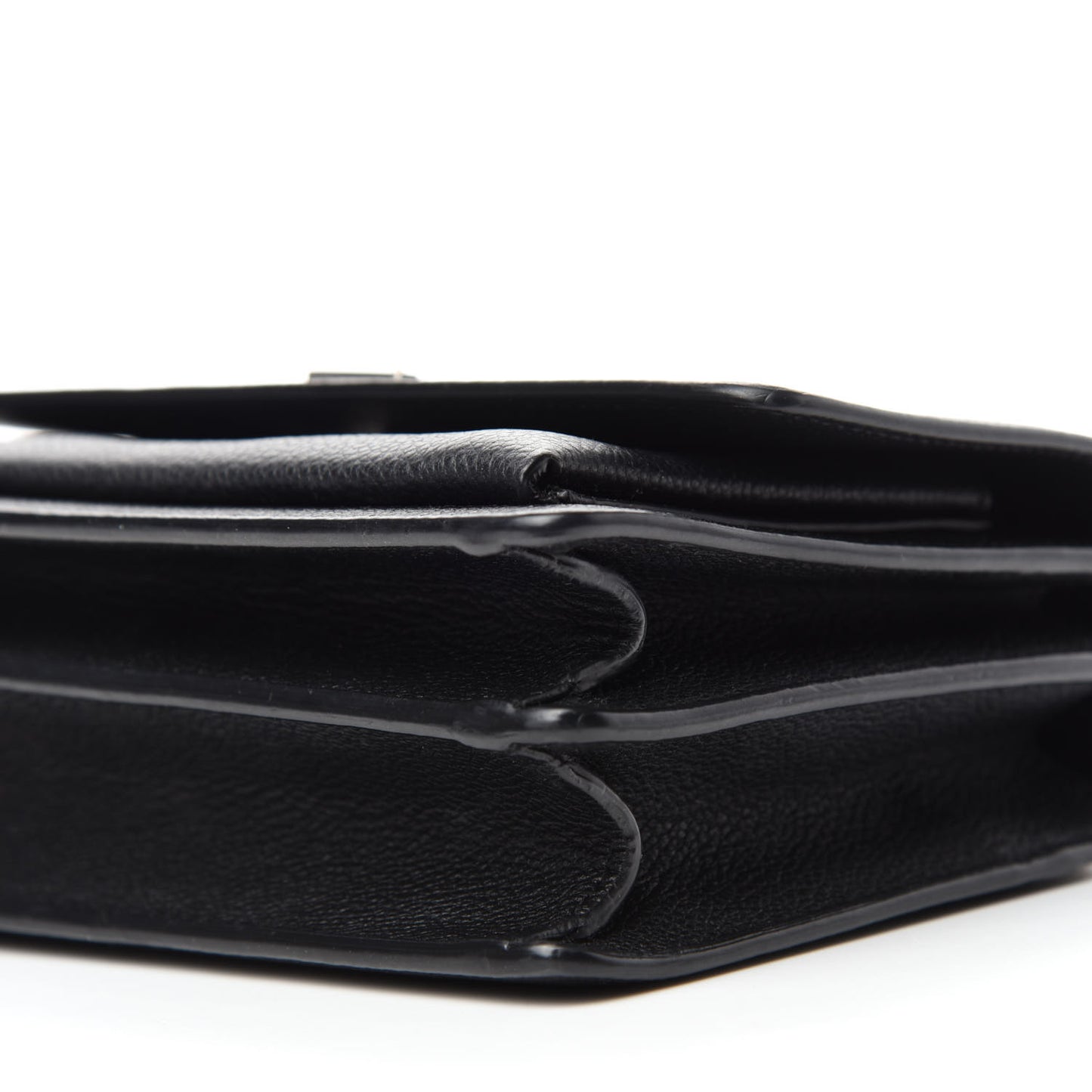 Grained Calfskin Small Monogram Sunset Black