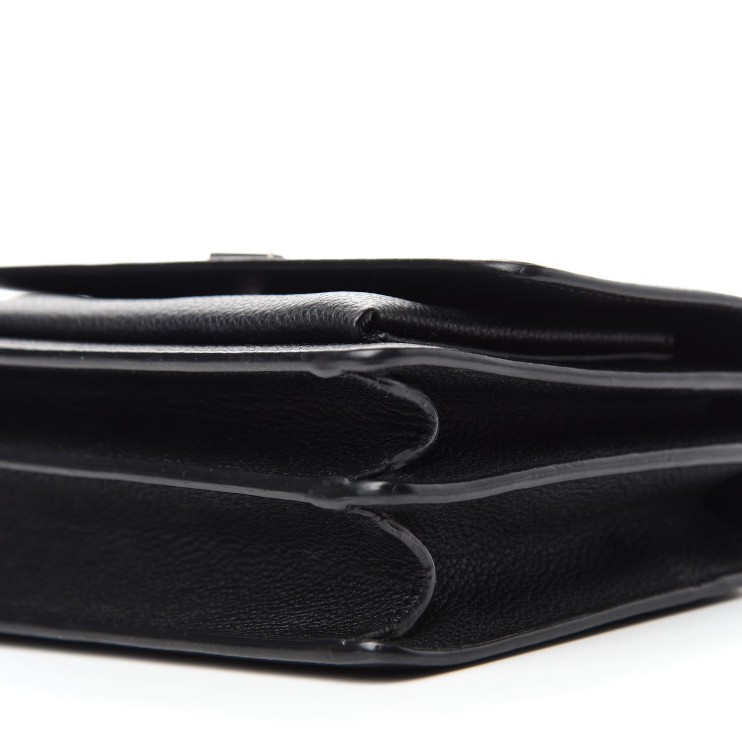 Saint Laurent Grained Calfskin Small Monogram Sunset Black 7 of 10