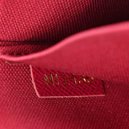 Louis Vuitton Monogram Pochette Felicie Chain Wallet Fuchsia 8 of 12