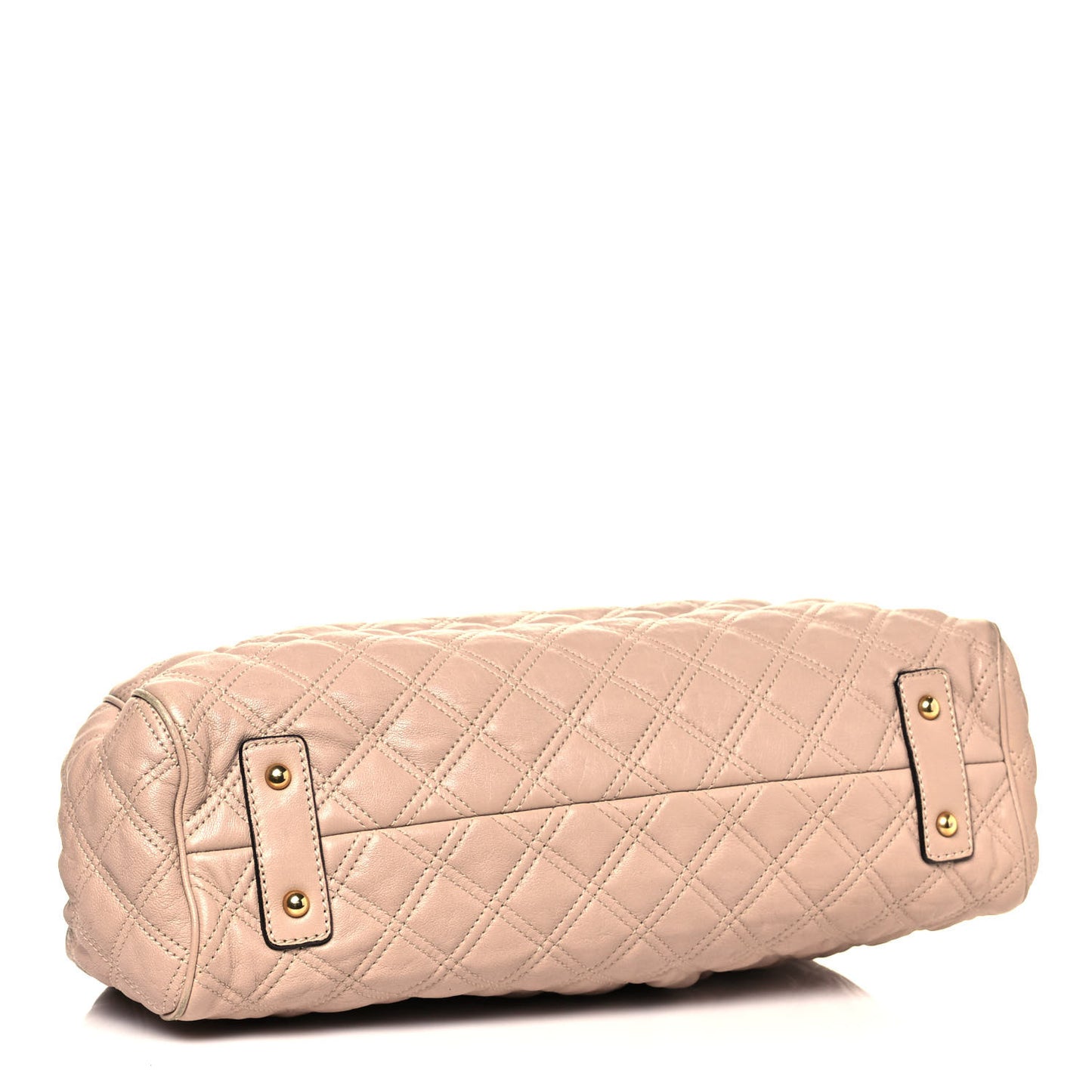 Calfskin Quilted Stam Beige