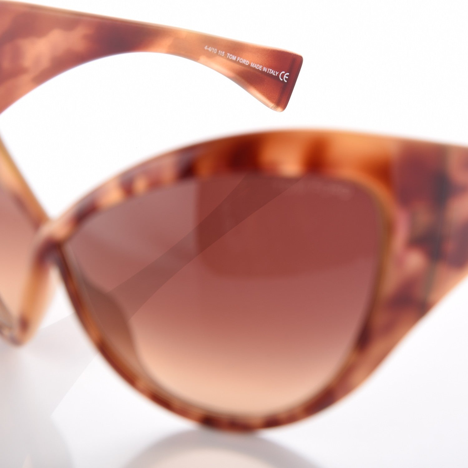 Tom Ford Daphne Oversized Sunglasses FT0219 Pearl Havana 6 of 8