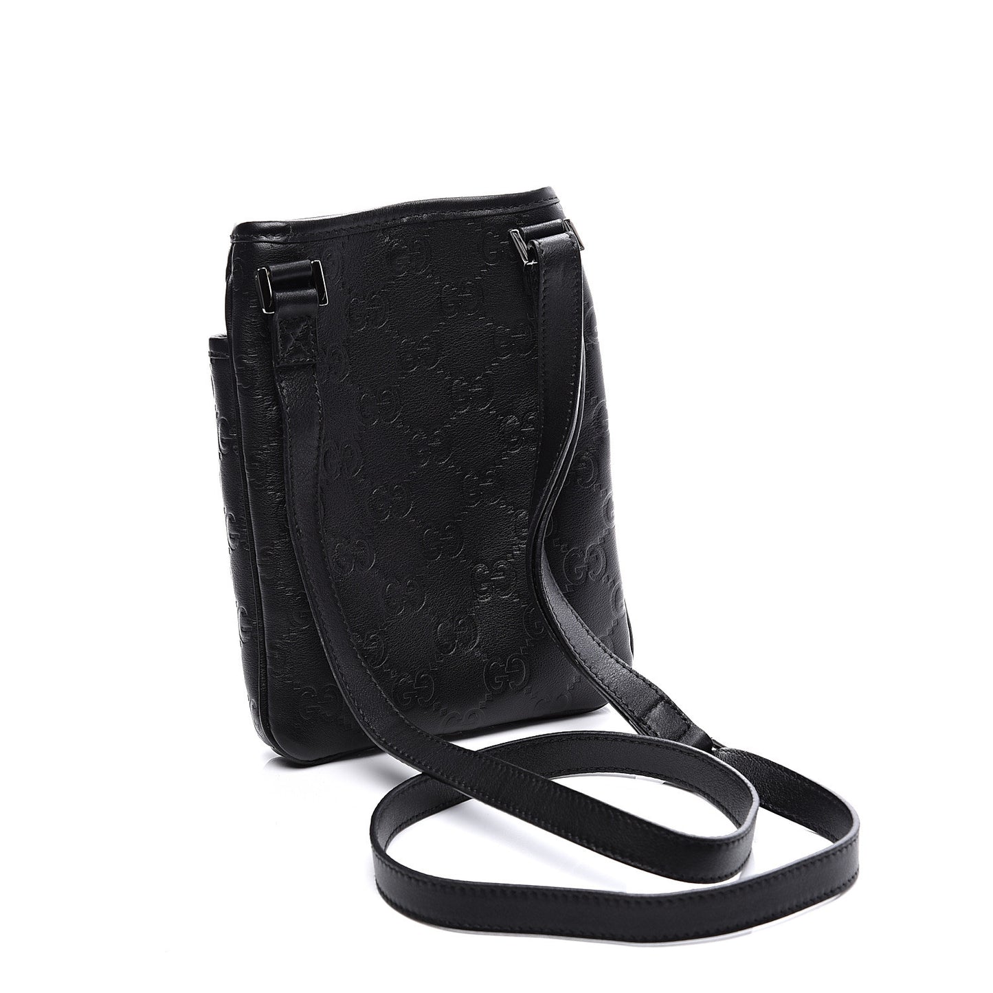 Guccissima Mini Messenger Bag Black