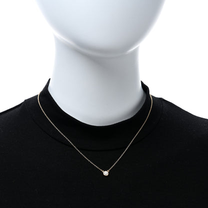 Tiffany 18K Yellow Gold Diamond .12ct Elsa Peretti Diamonds by the Yard Pendant Necklace 3 of 5