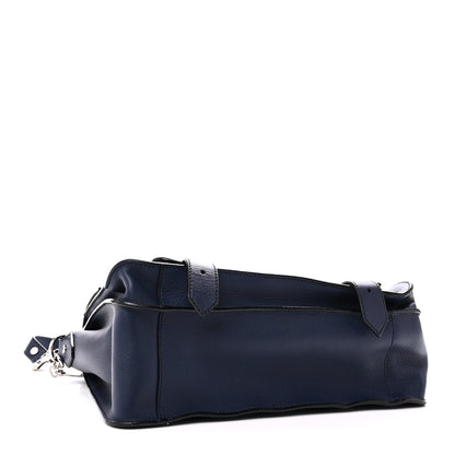 Proenza Schouler Grained Calfskin Medium PS1 Plus Satchel Indigo 4 of 10