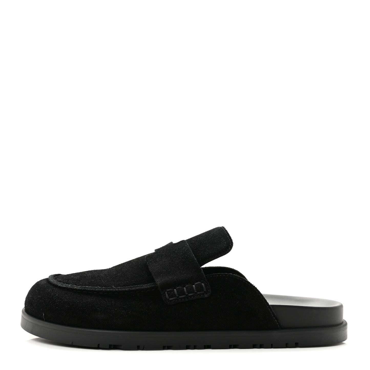 Suede Calfskin Go Mules 40 Black