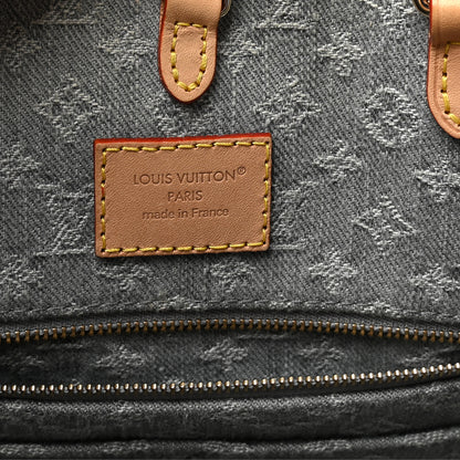 Louis Vuitton Monogram Denim Onthego MM Washed Gray 6 of 9