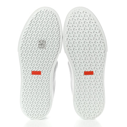 Hermes Calfskin Perforated Day Sneakers 43 White 5 of 9