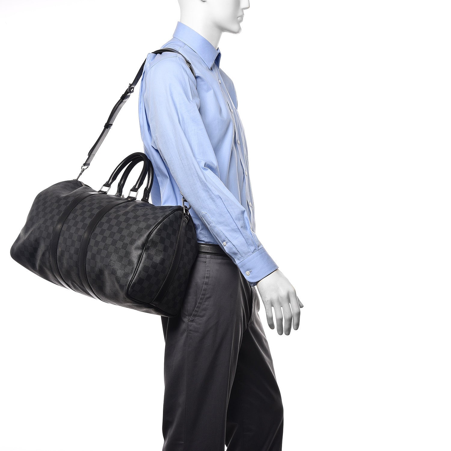 Louis Vuitton Damier Graphite Keepall Bandouliere 45 2 of 9