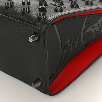 Christian Louboutin Calfskin Spikes Loubinthesky Medium Paloma Black 8 of 8