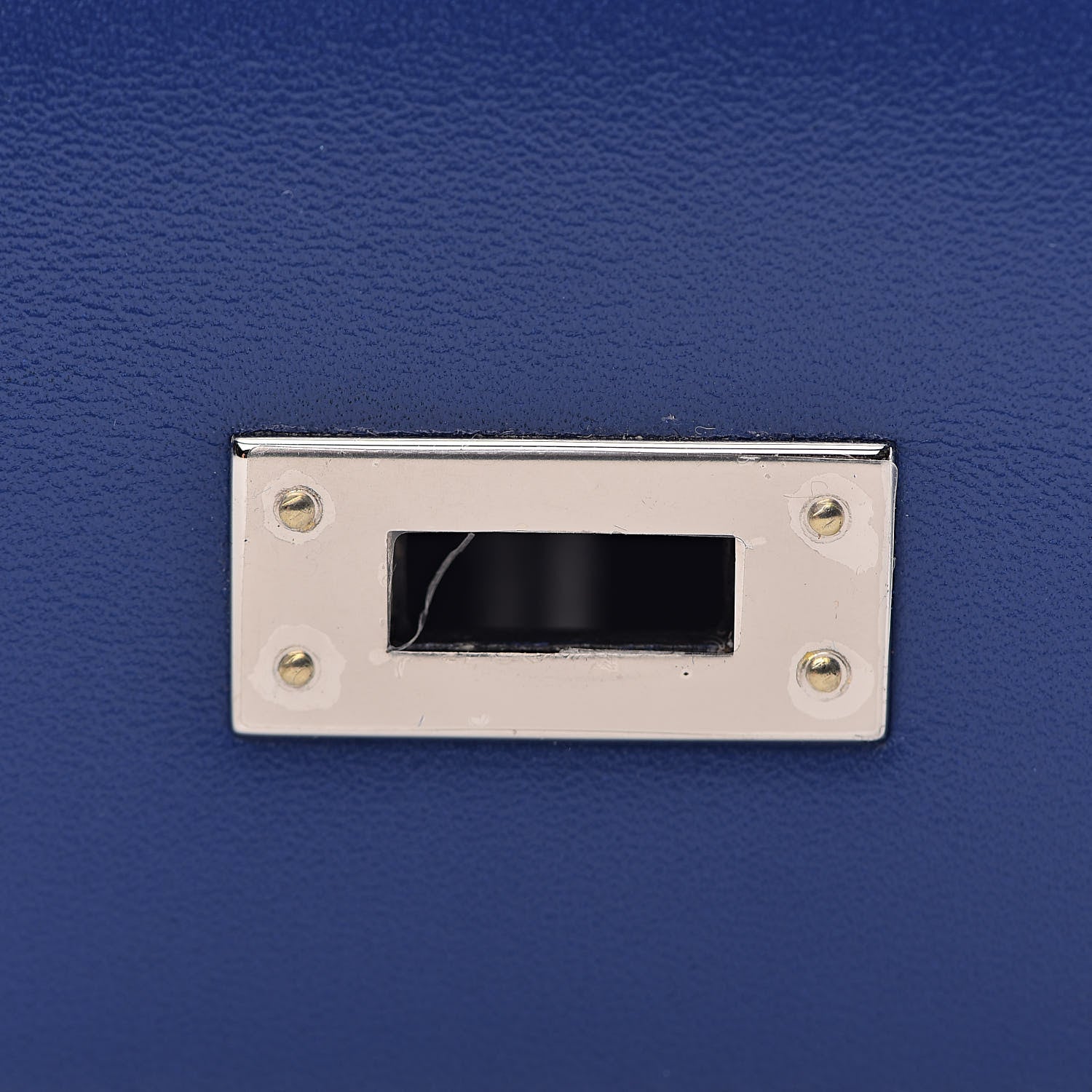 Hermes Tadelakt Kelly Sellier 25 Bleu Electrique 23 of 38