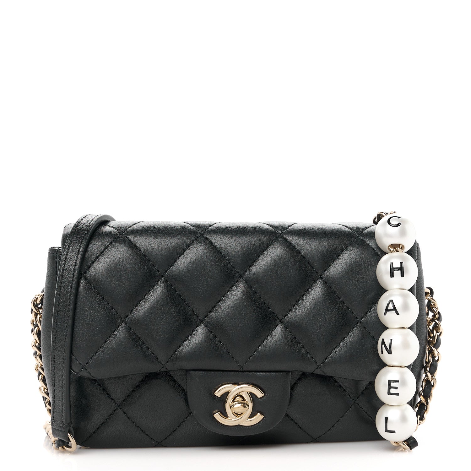 Chanel Lambskin Quilted Mini My Precious Flap Black 1 of 11