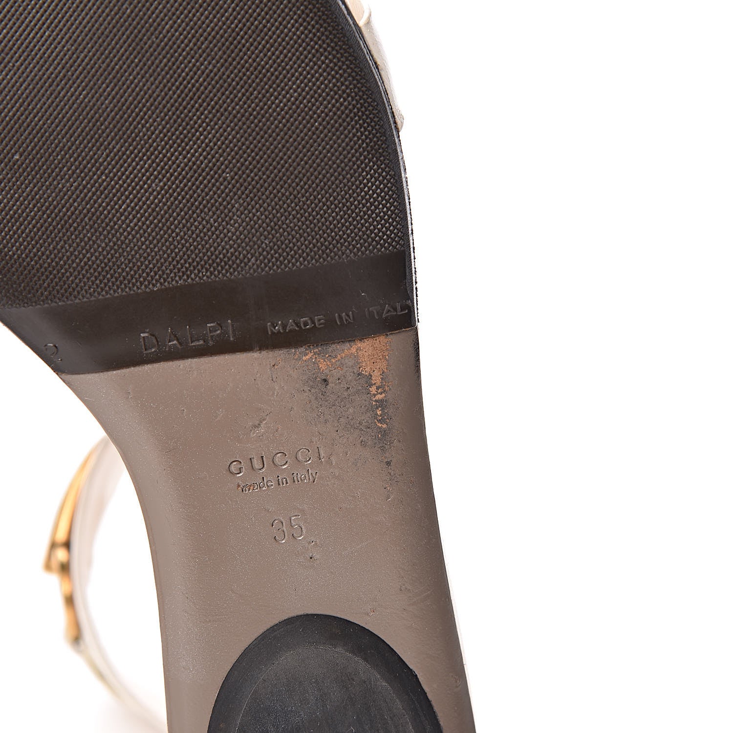 Gucci Malaga Kid Ursula Ankle Sandals 35 White 14 of 14