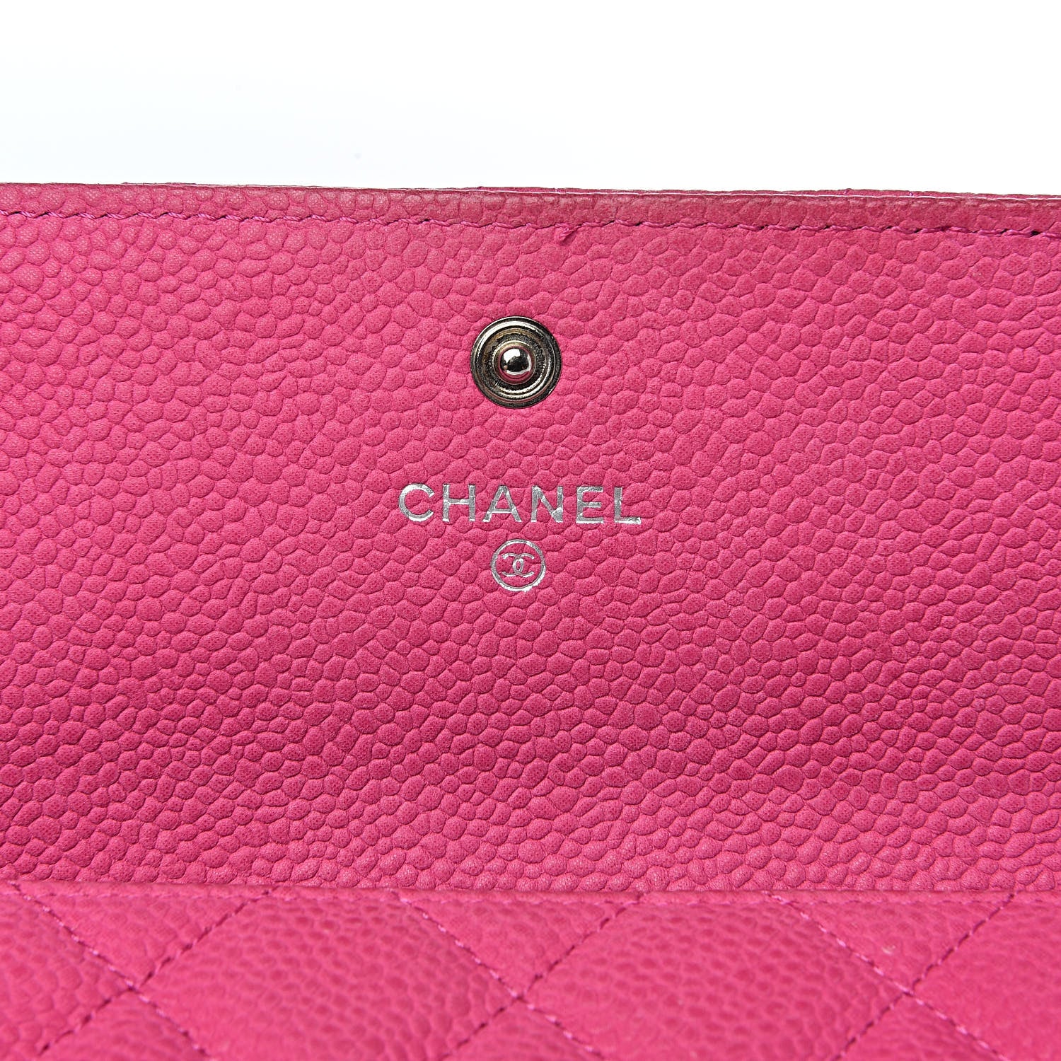 Chanel Iridescent Caviar Quilted Large Flap Wallet Pink 6 of 14