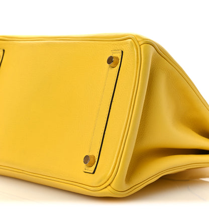 Hermes Taurillon Novillo Birkin 30 Jaune De Naples 10 of 14