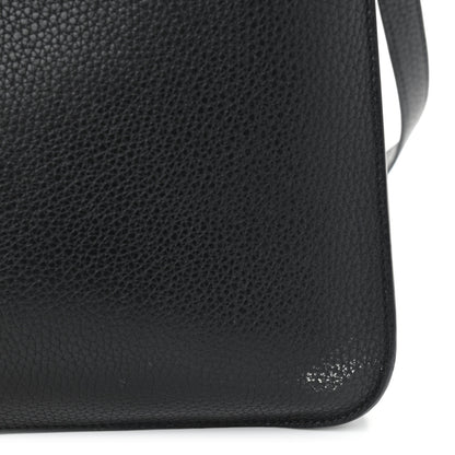 Hermes Taurillon Clemence Halzan 31 GM Black 17 of 17
