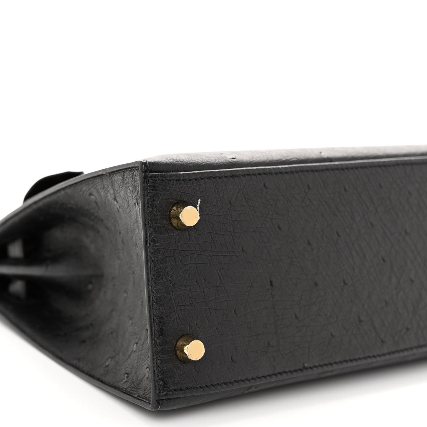 Ostrich Kelly Sellier 25 Black