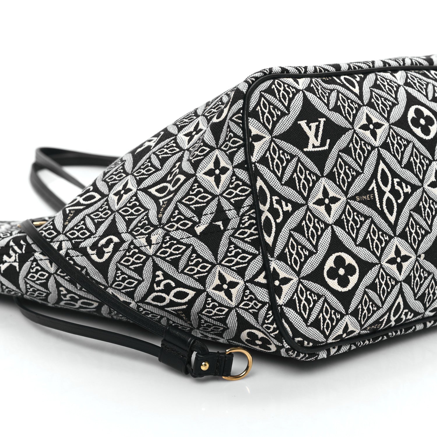 Louis Vuitton Jacquard Since 1854 Neverfull MM  Grey 9 of 11