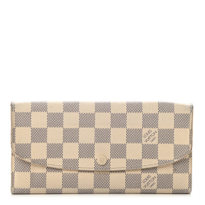 Louis Vuitton Damier Azur Emilie Wallet 1 of 7