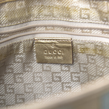 Gucci Metallic Calfskin Jackie O Hobo Gold 6 of 11