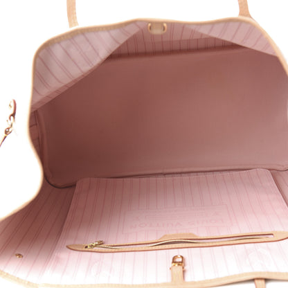 Louis Vuitton Damier Azur Neo Neverfull GM Rose Ballerine 5 of 12