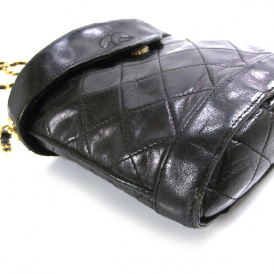 Chanel Lambskin Shoulder Bag Black 5 of 11