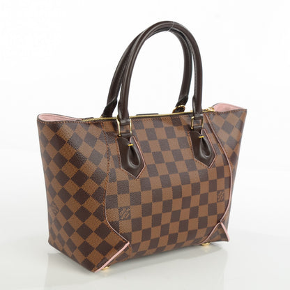 Louis Vuitton Damier Ebene Caissa Tote PM Rose Ballerine 3 of 9