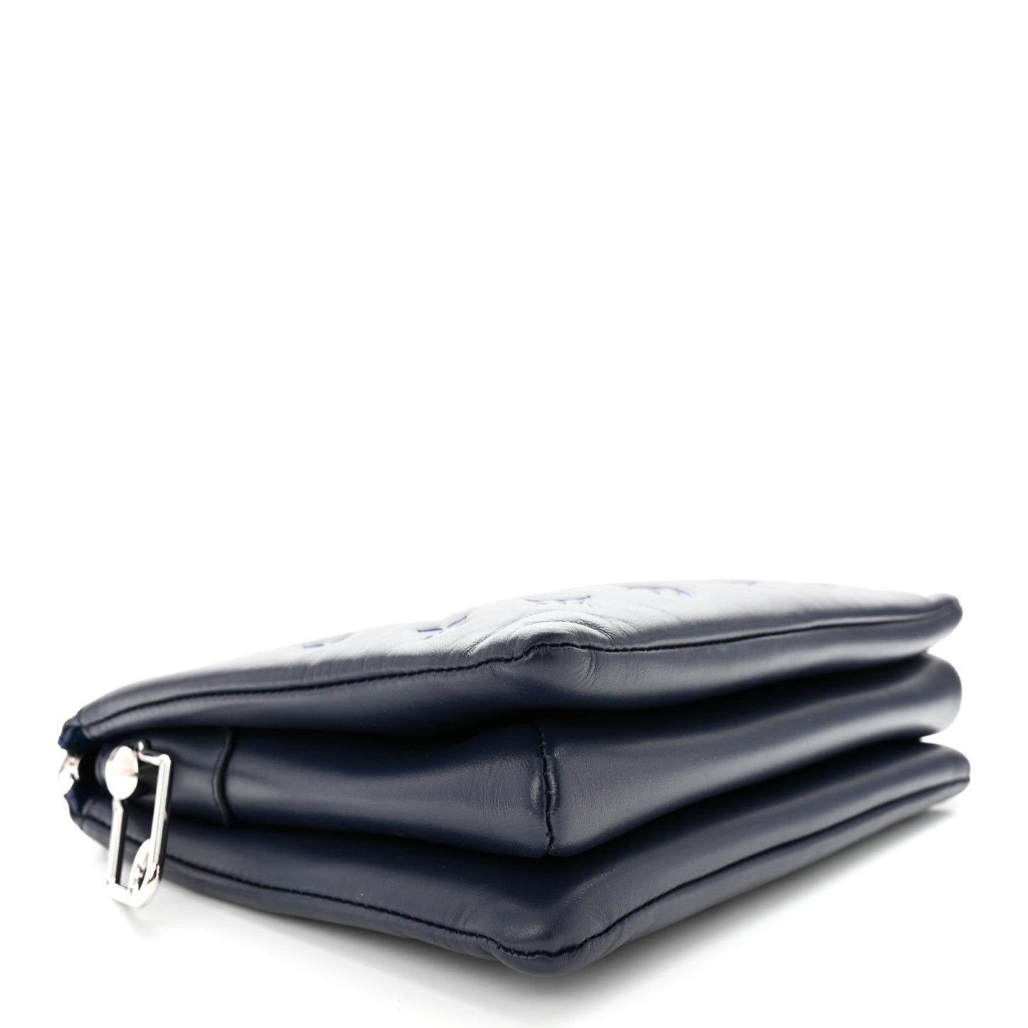 Lambskin Embossed Monogram Coussin PM Navy