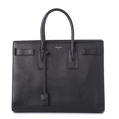Saint Laurent Grained Calfskin Large Sac De Jour Carryall Black 1 of 10