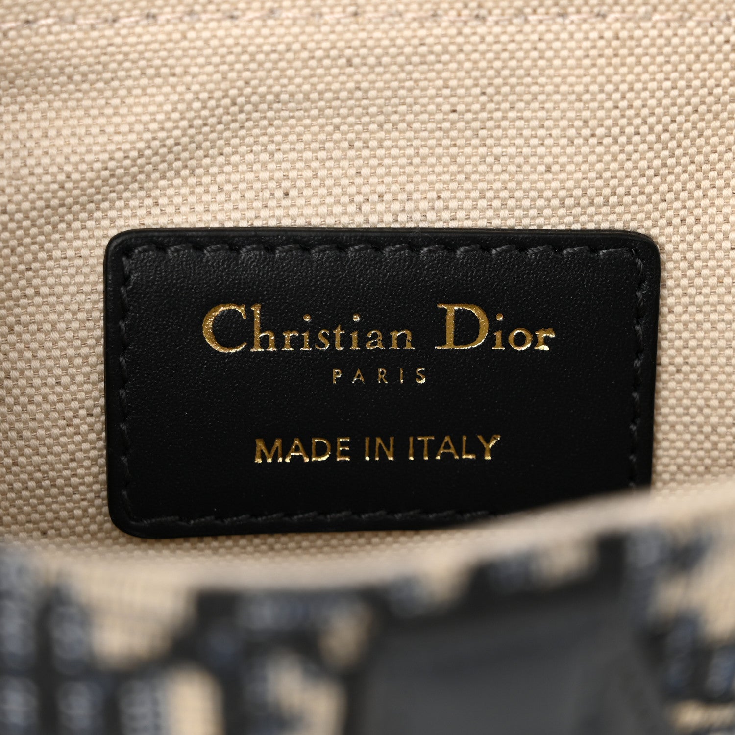 Christian Dior Oblique Mini Saddle Bag With Strap Blue 6 of 11