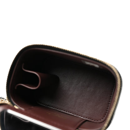Chanel Caviar Quilted Mini Vanity Case With Chain Black 4 of 10
