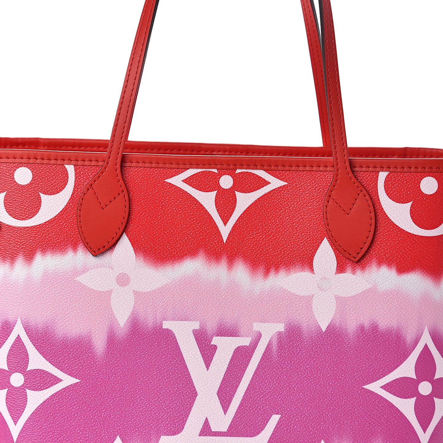 Monogram Escale Neverfull MM Rouge