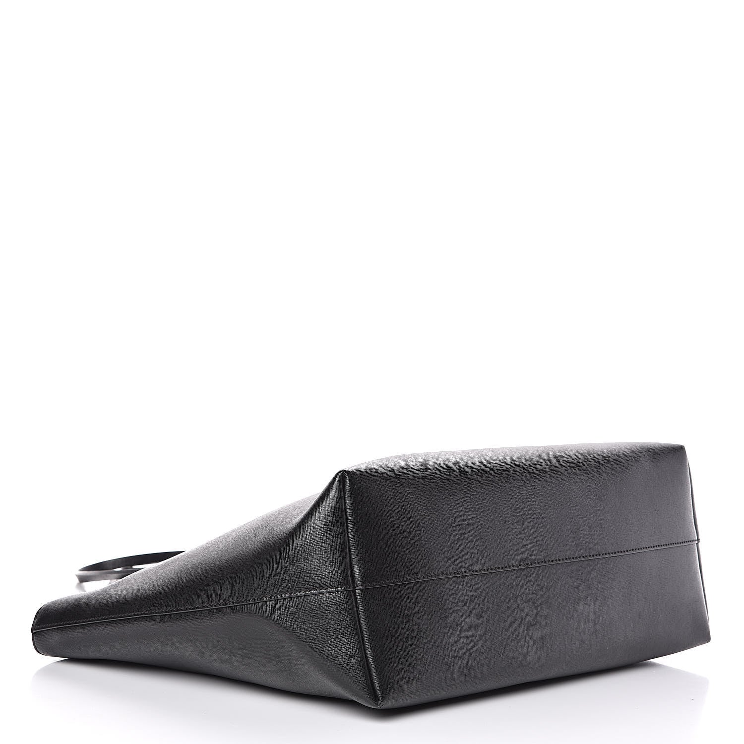 Fendi Vitello Elite Cuoio Monster Buggies Medium Roll Tote Black Multicolor Blue Cobalto 4 of 12