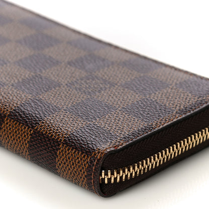 Louis Vuitton Damier Ebene Clemence Wallet Cherry 9 of 11