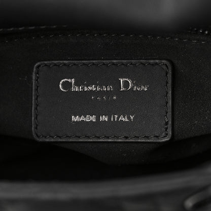 Christian Dior Ultra Matte Calfskin Cannage Mini Lady Dior Black 6 of 9