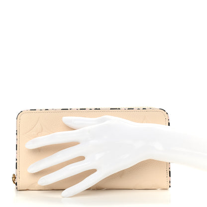Louis Vuitton Empreinte Monogram Giant Wild At Heart Zippy Wallet Creme 2 of 7