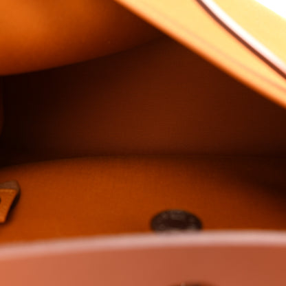 Hermes Toile Vache Hunter Herbag Zip 31 PM Jaune Ambre Natural 6 of 12