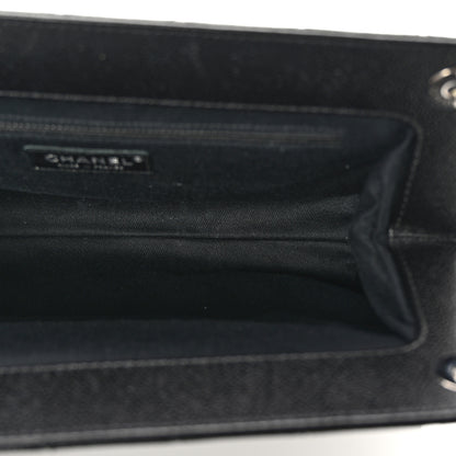 Chanel Caviar Quilted CC Large Clutch Black 5 of 7