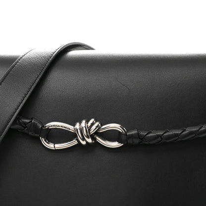 Bottega Veneta Calfskin Intrecciato Medium Andiamo Messenger Bag Black 9 of 12