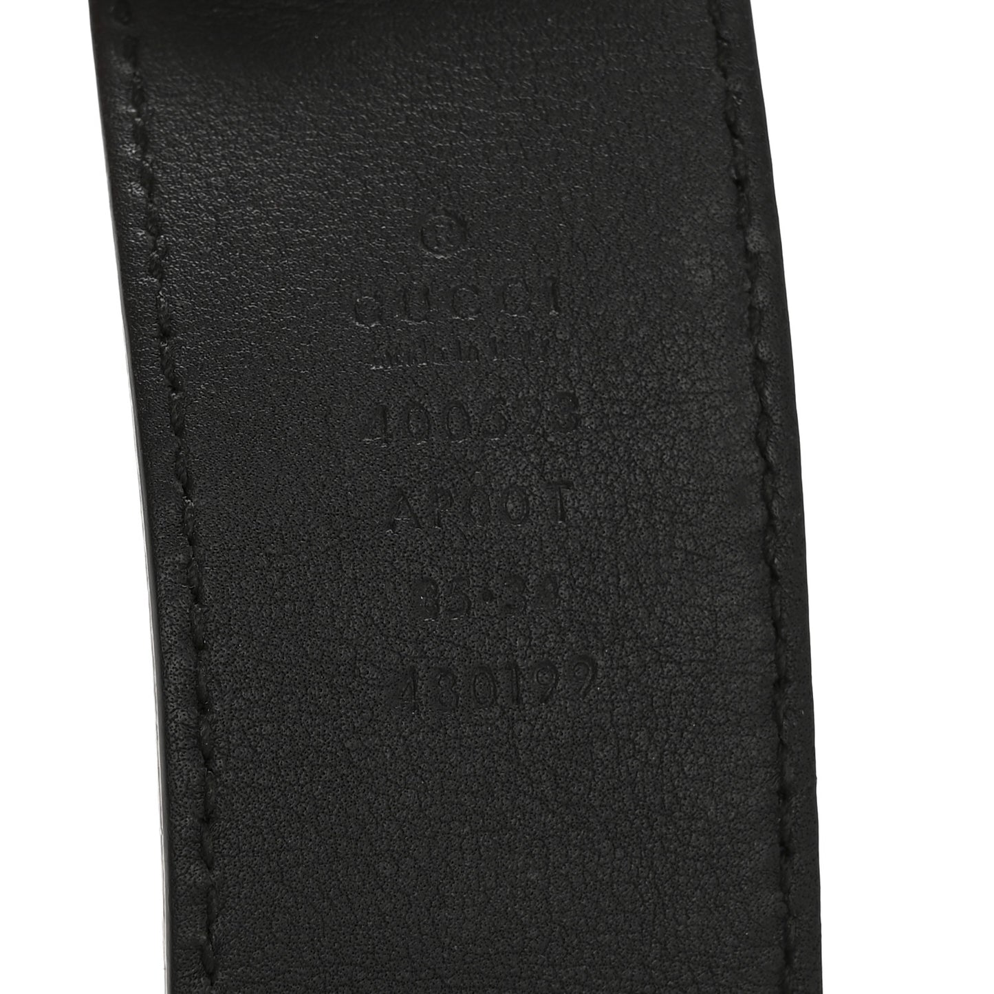 Calfskin Double G 40mm Belt 85 34 Black