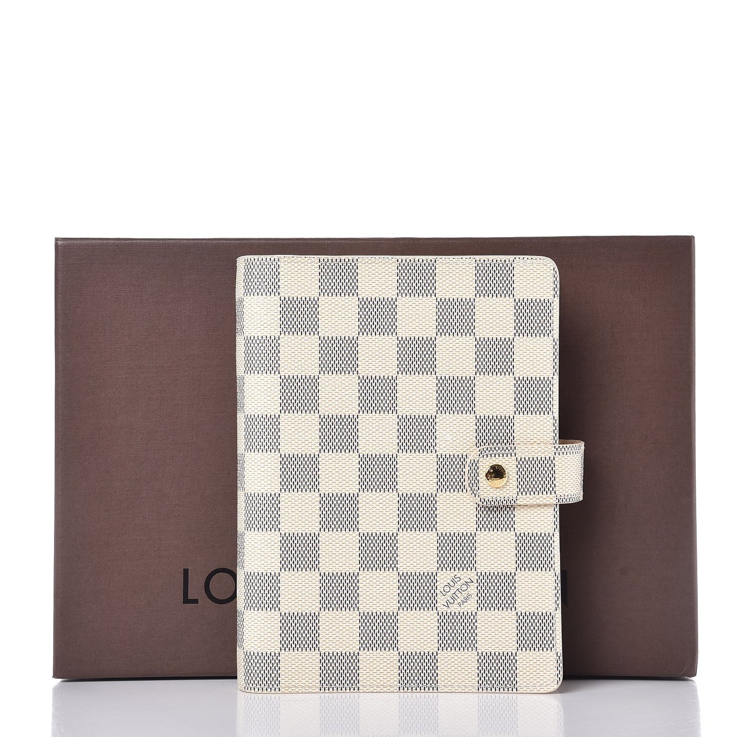 Damier Azur Medium Ring Agenda Cover