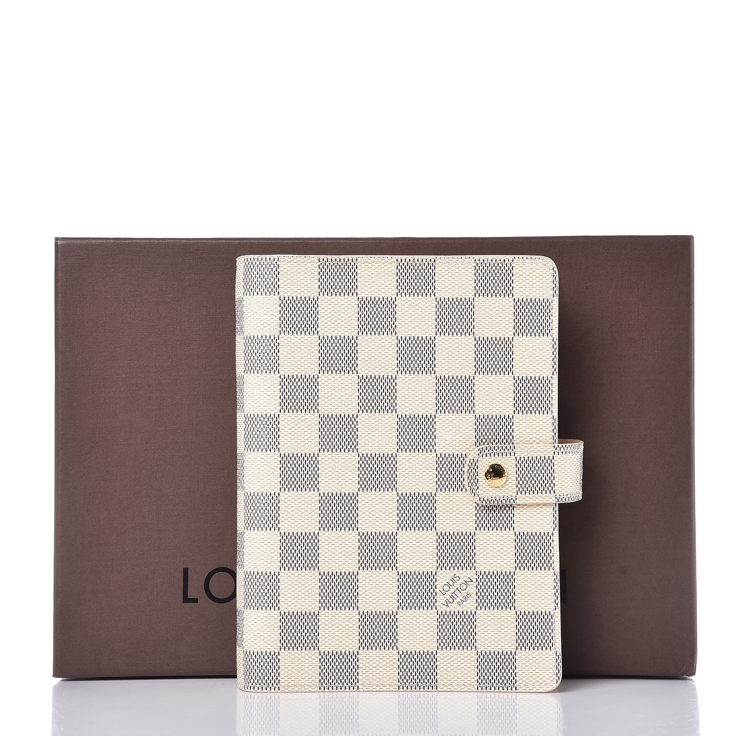 Louis Vuitton Damier Azur Medium Ring Agenda Cover 7 of 7