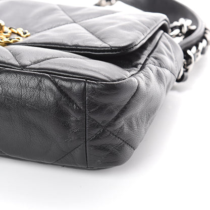 Chanel Lambskin Quilted Medium 19 Flap Black 9 of 9