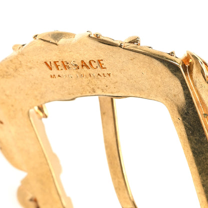 Versace Calfskin Tribute Wide Belt 95 38 Black 5 of 6