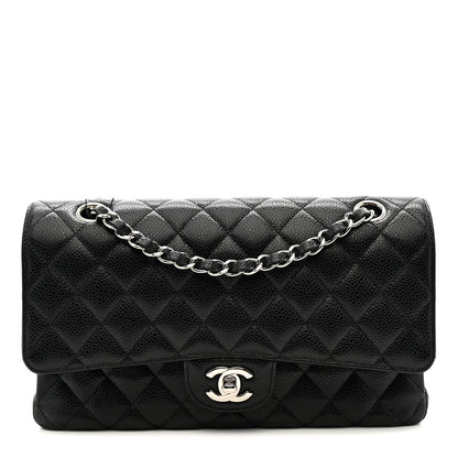 Chanel Caviar Quilted Medium Double Flap Black 1 of 19
